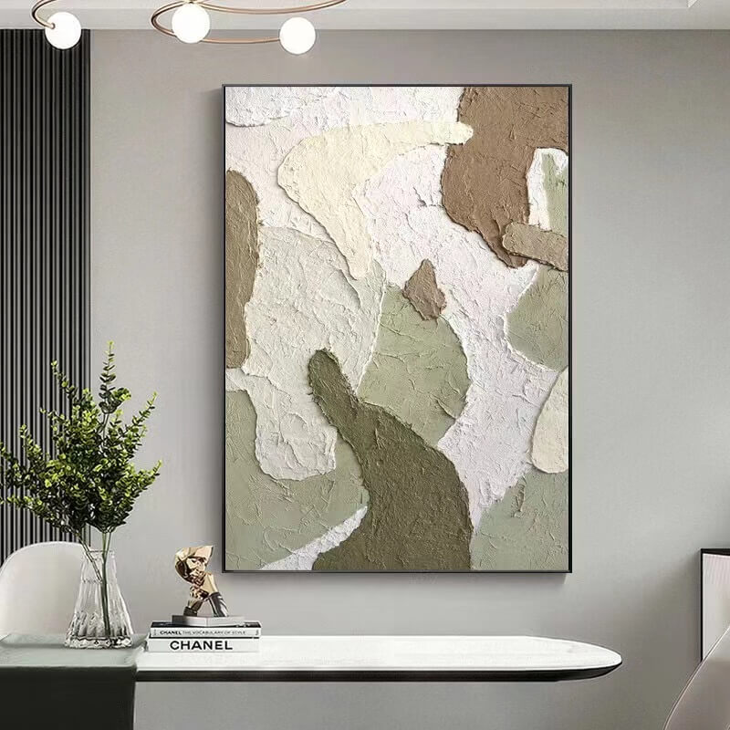 Abstract Canvas Oil Painting Wall Art Decor #ABS1535