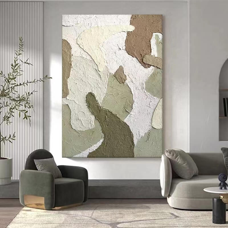 Abstract Canvas Oil Painting Wall Art Decor #ABS1535