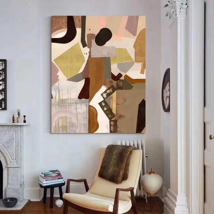 Abstract Canvas Oil Painting Wall Art Decor #ABS1537