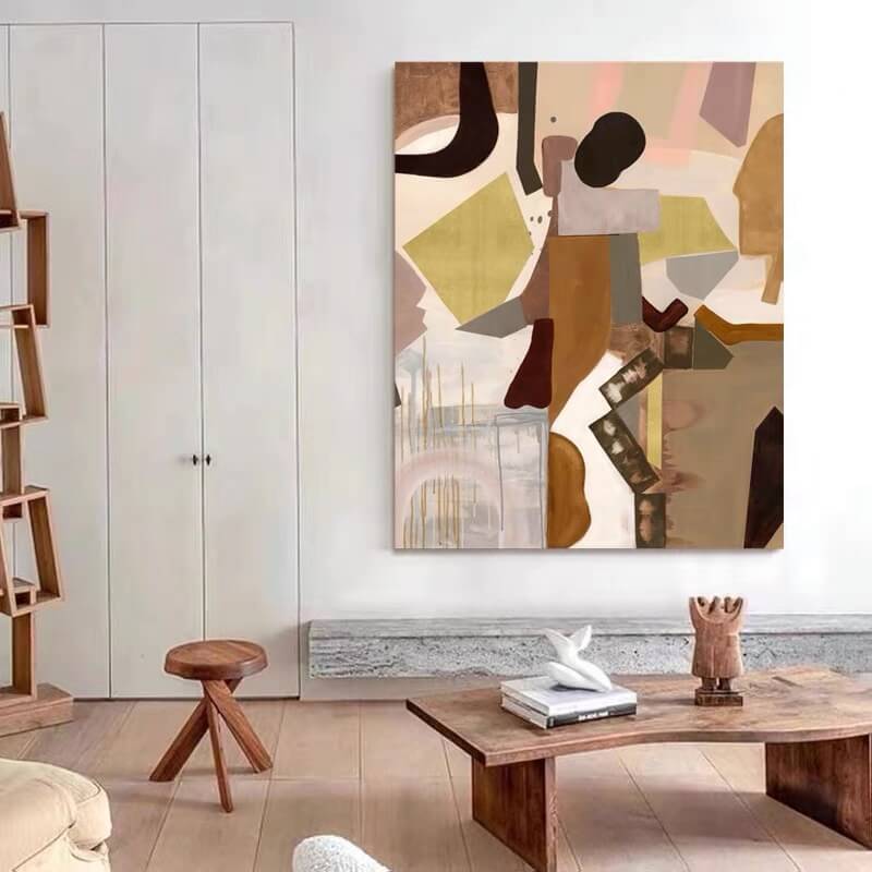 Abstract Canvas Oil Painting Wall Art Decor #ABS1537