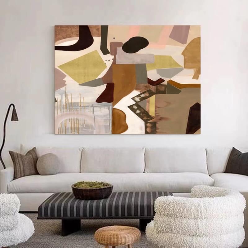 Abstract Canvas Oil Painting Wall Art Decor #ABS1537