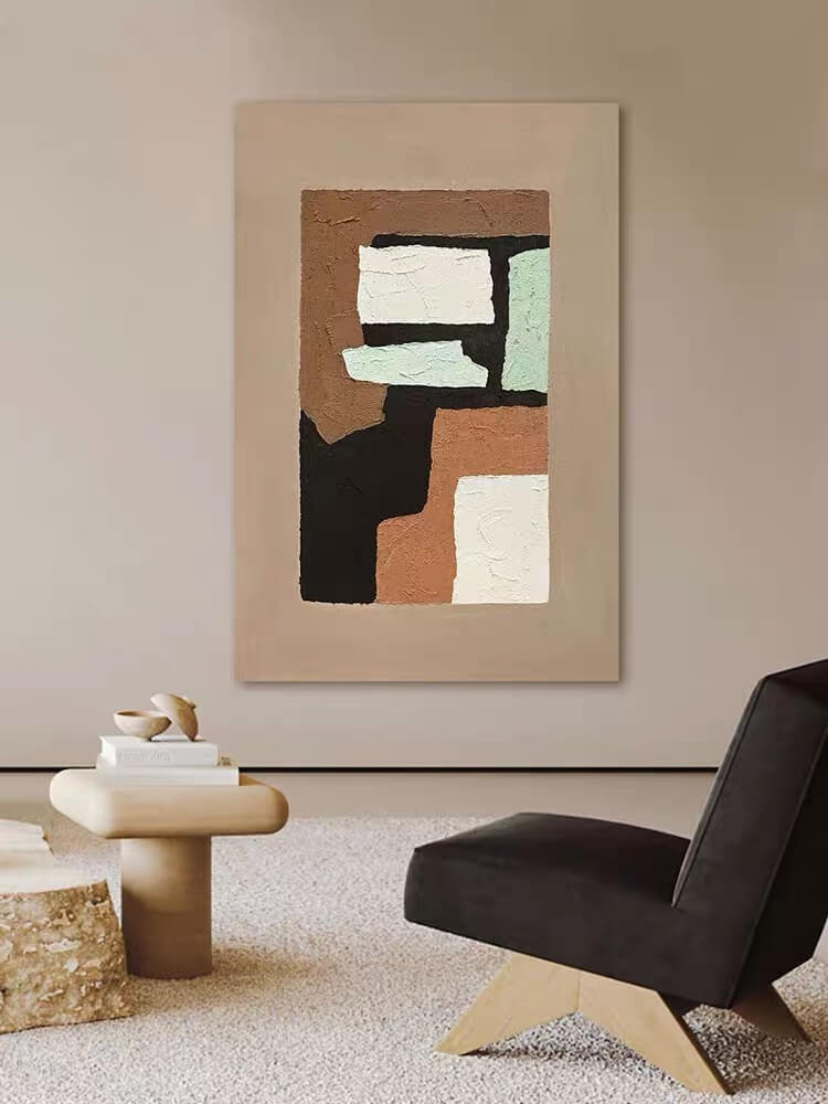 Abstract Canvas Oil Painting Wall Art Decor #ABS1541