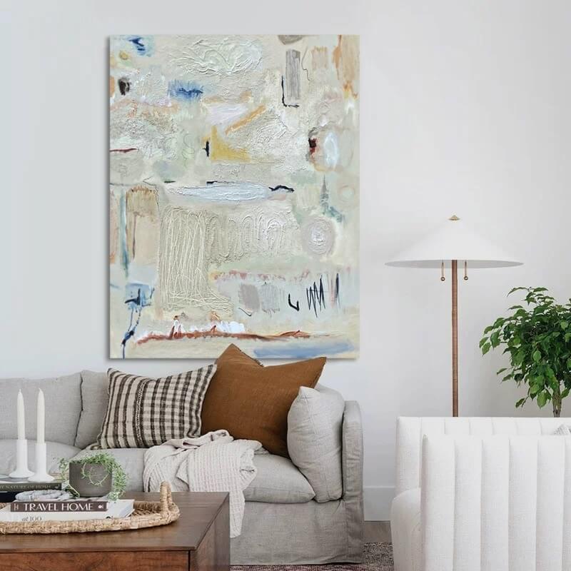 Abstract Canvas Oil Painting Wall Art Decor #ABS1546