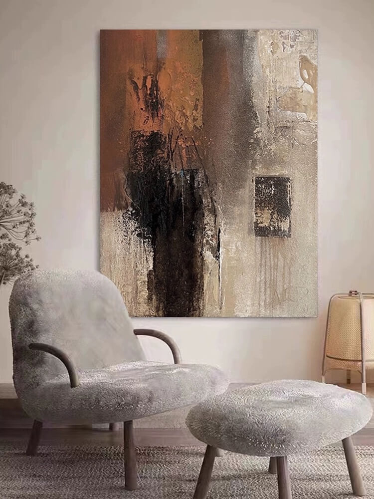 Abstract Canvas Oil Painting Wall Art Decor #ABS1548