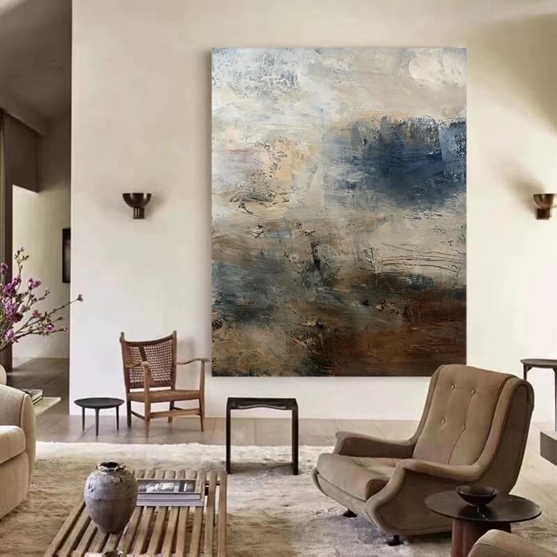 Abstract Canvas Oil Painting Wall Art Decor #ABS1551