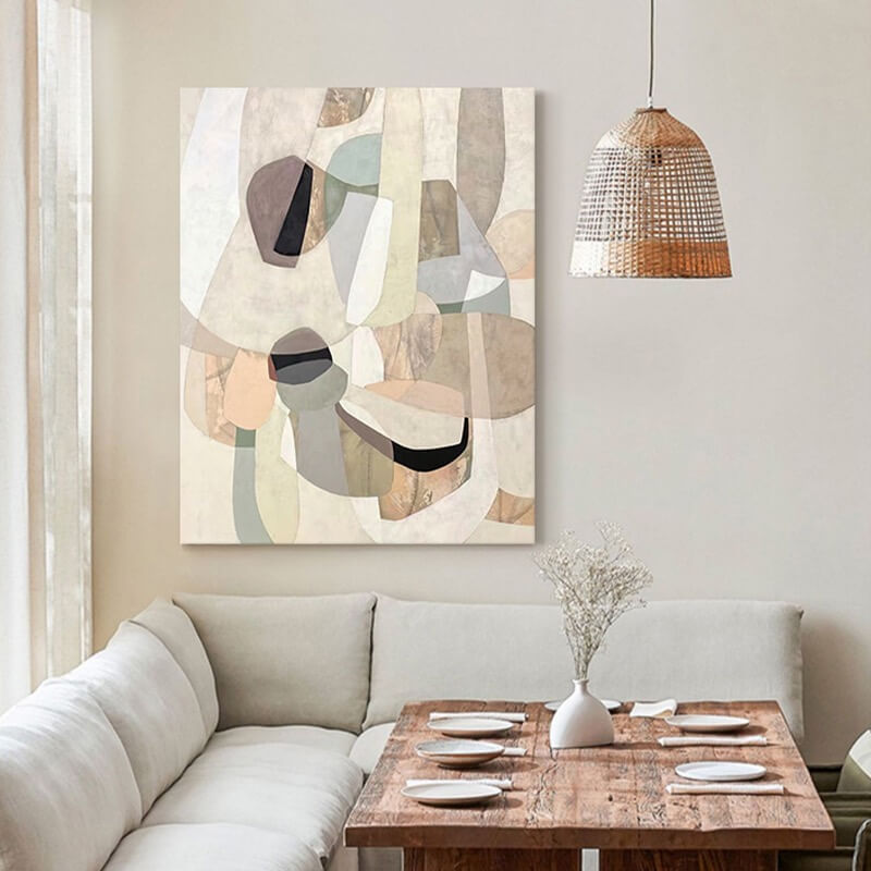 Abstract Canvas Oil Painting Wall Art Decor #ABS1555