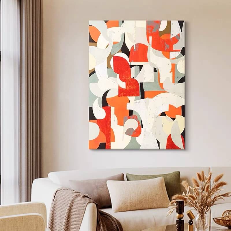 Abstract Canvas Oil Painting Wall Art Decor #ABS1559