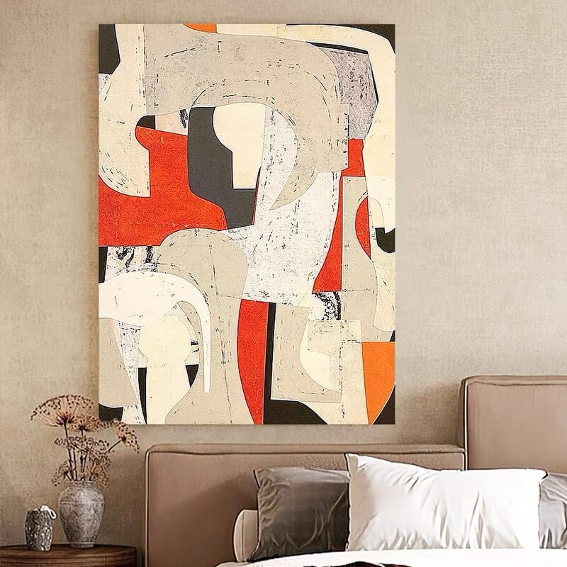 Abstract Canvas Oil Painting Wall Art Decor #ABS1559