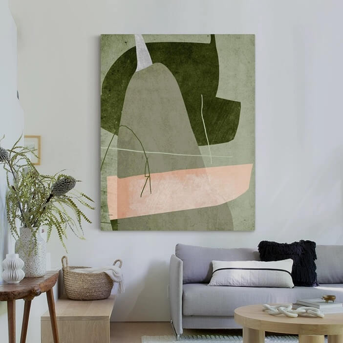 Abstract Canvas Oil Painting Wall Art Decor #ABS1567