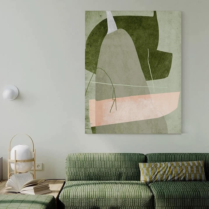 Abstract Canvas Oil Painting Wall Art Decor #ABS1567