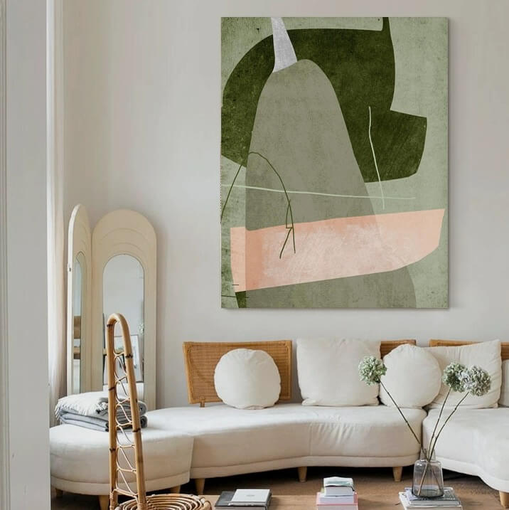 Abstract Canvas Oil Painting Wall Art Decor #ABS1567