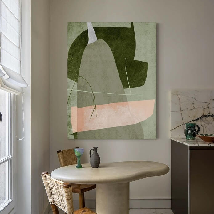 Abstract Canvas Oil Painting Wall Art Decor #ABS1567