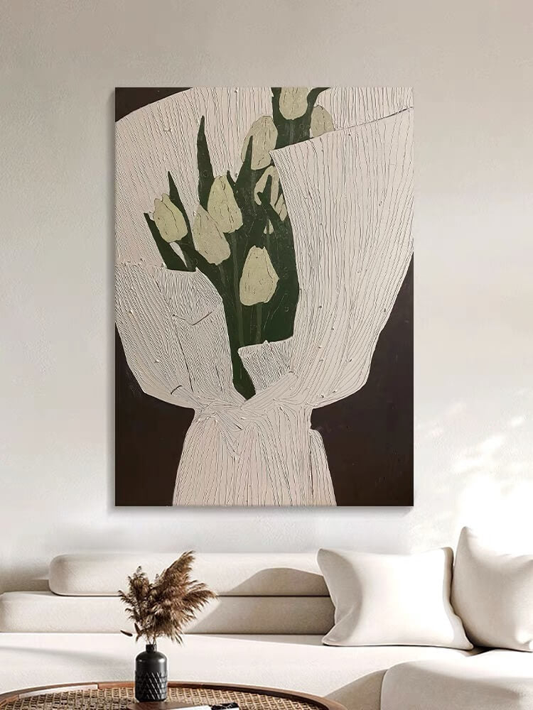 Abstract Canvas Oil Painting Wall Art Decor #ABS1568