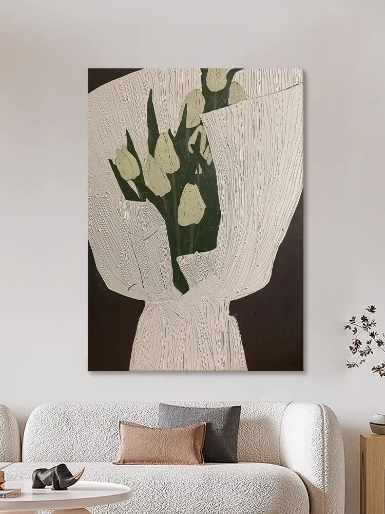 Abstract Canvas Oil Painting Wall Art Decor #ABS1568