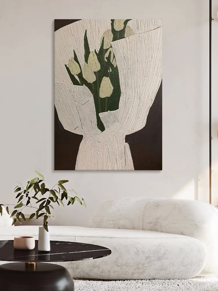 Abstract Canvas Oil Painting Wall Art Decor #ABS1568