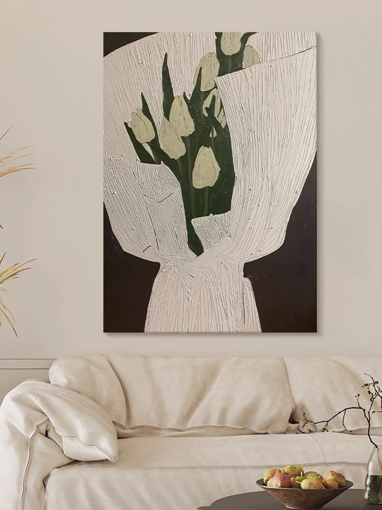 Abstract Canvas Oil Painting Wall Art Decor #ABS1568