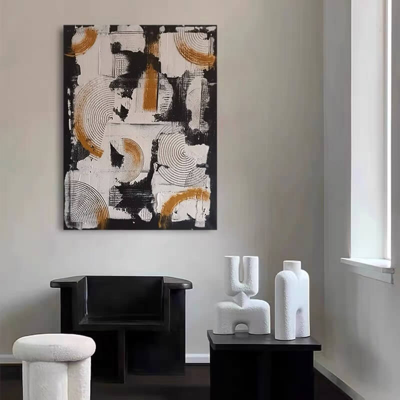Abstract Canvas Oil Painting Wall Art Decor #ABS1570