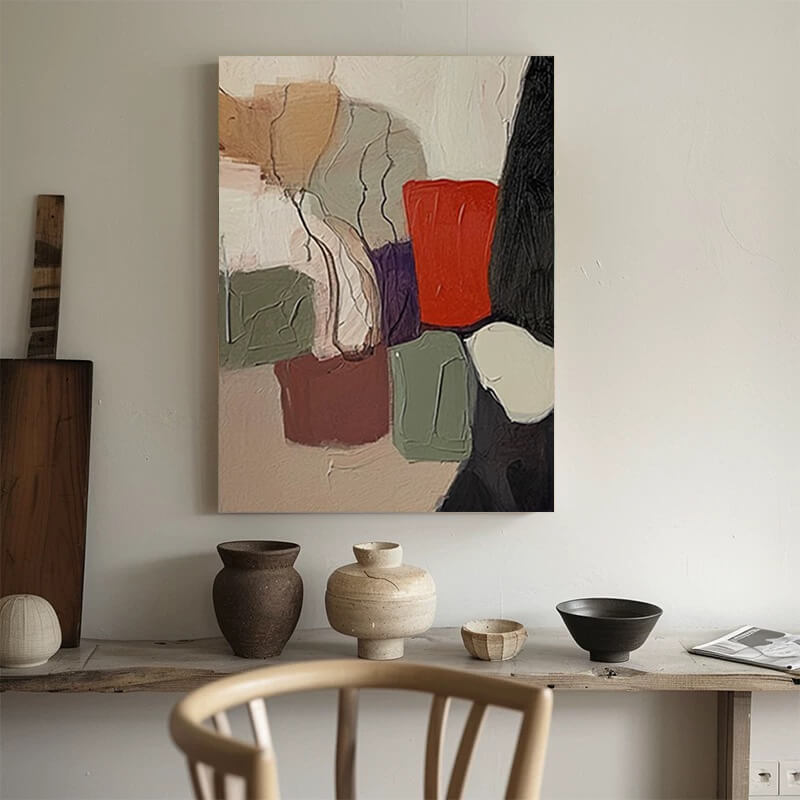 Abstract Canvas Oil Painting Wall Art Decor #ABS1571