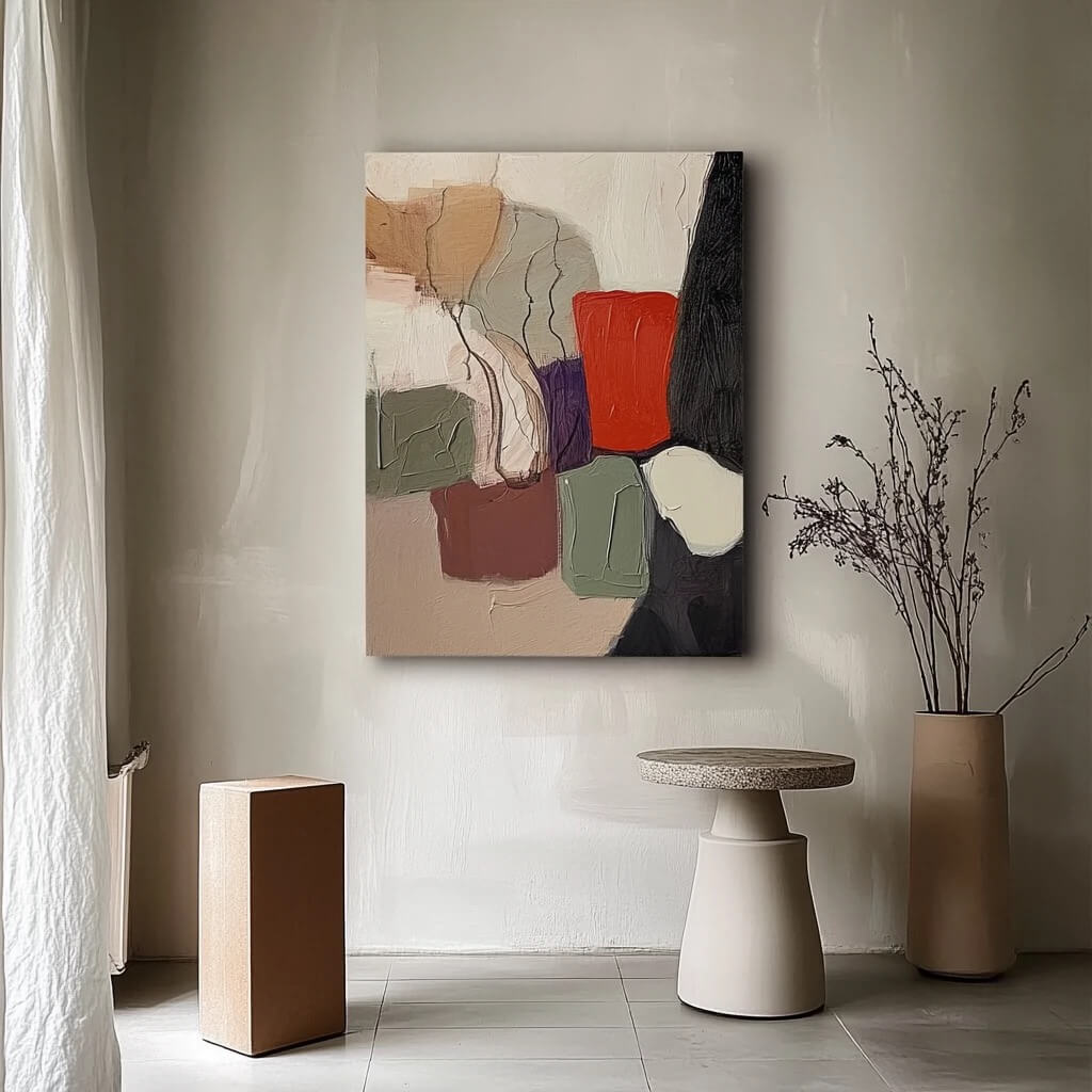 Abstract Canvas Oil Painting Wall Art Decor #ABS1571