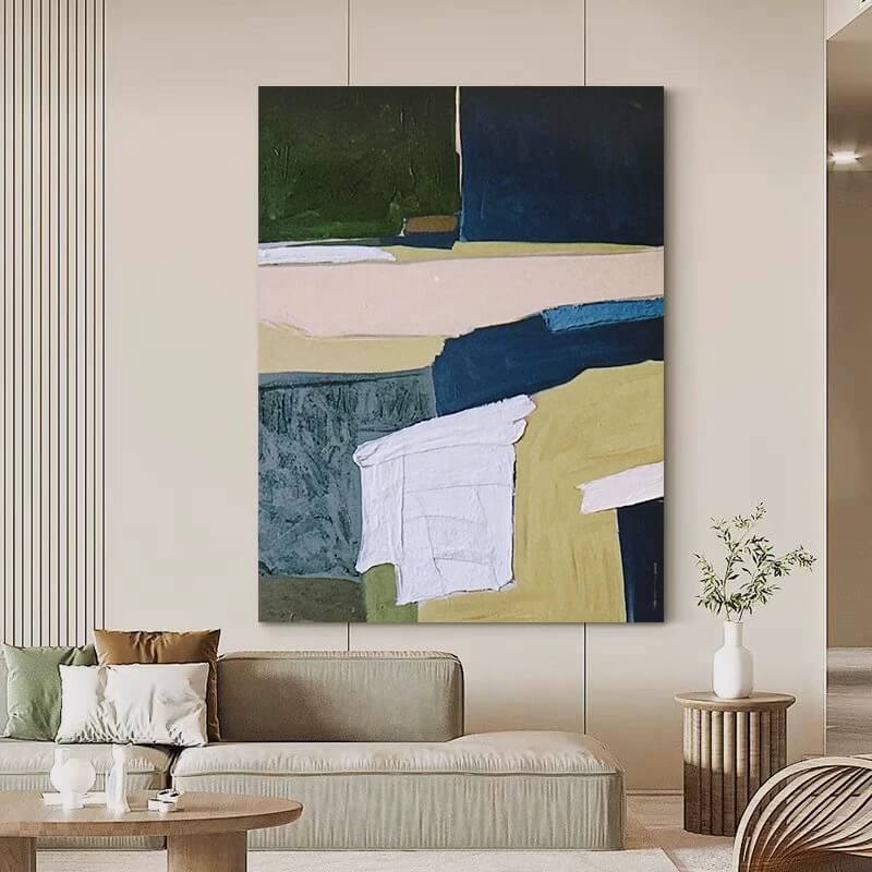 Abstract Canvas Oil Painting Wall Art Decor #ABS1575