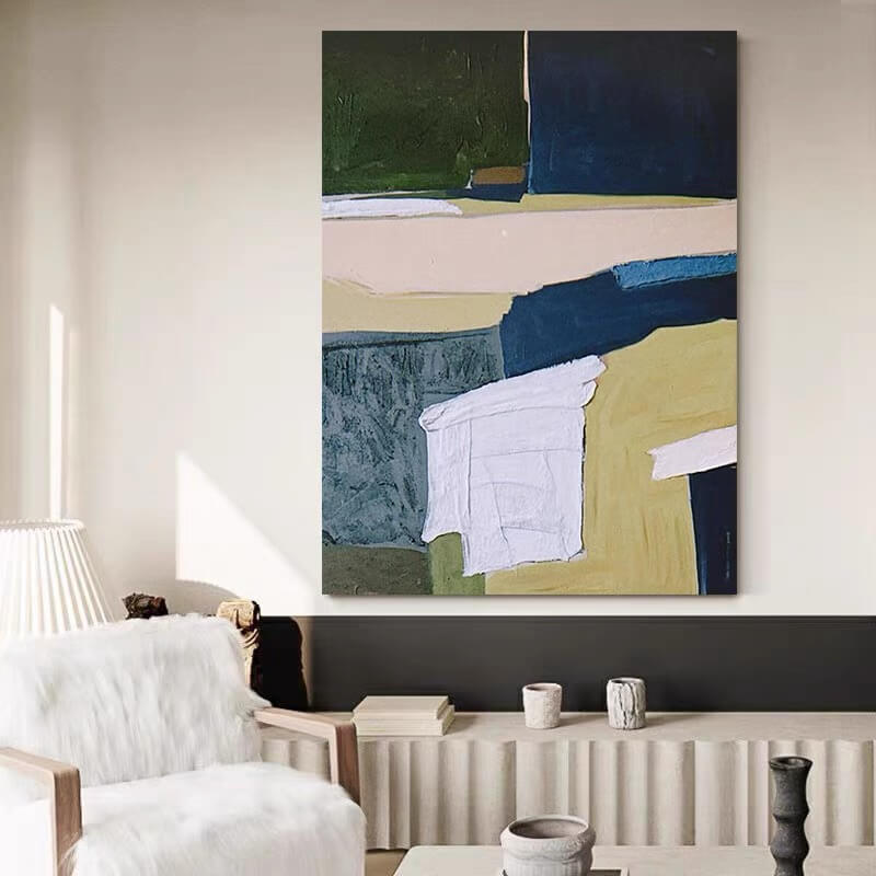 Abstract Canvas Oil Painting Wall Art Decor #ABS1575