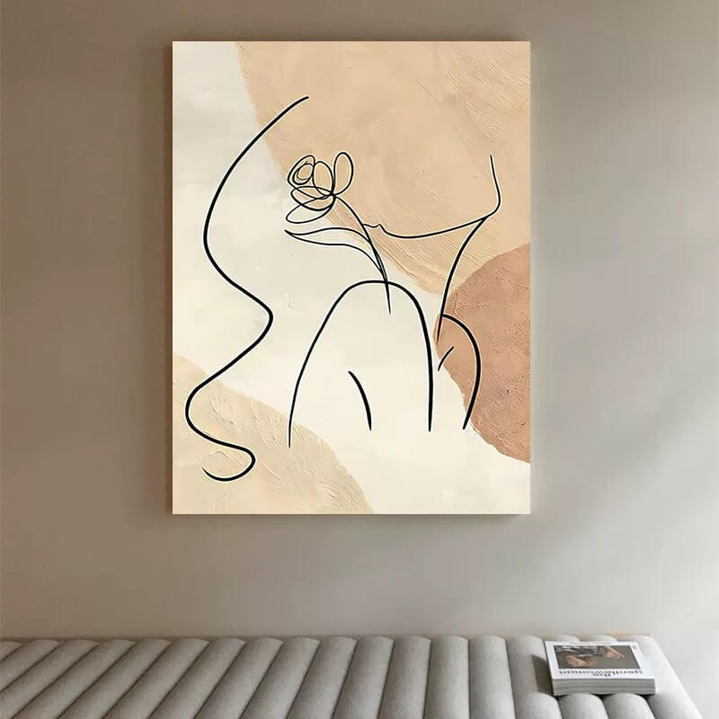 Abstract Canvas Oil Painting Wall Art Decor #ABS1576