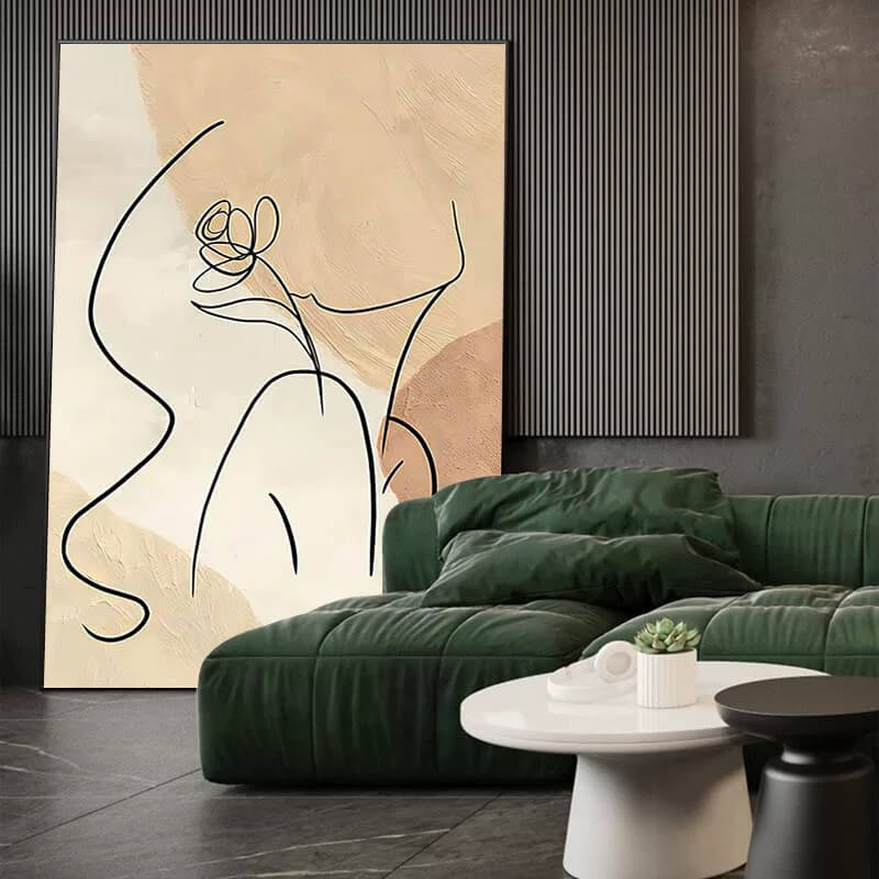 Abstract Canvas Oil Painting Wall Art Decor #ABS1576