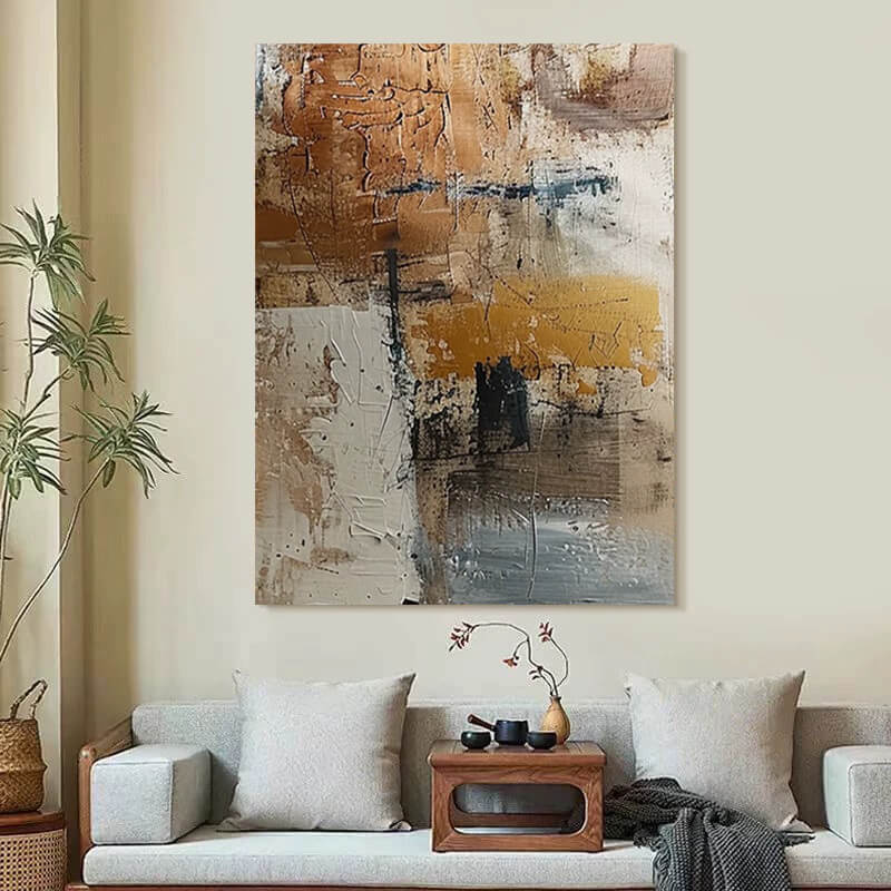 Abstract Canvas Oil Painting Wall Art Decor #ABS1581