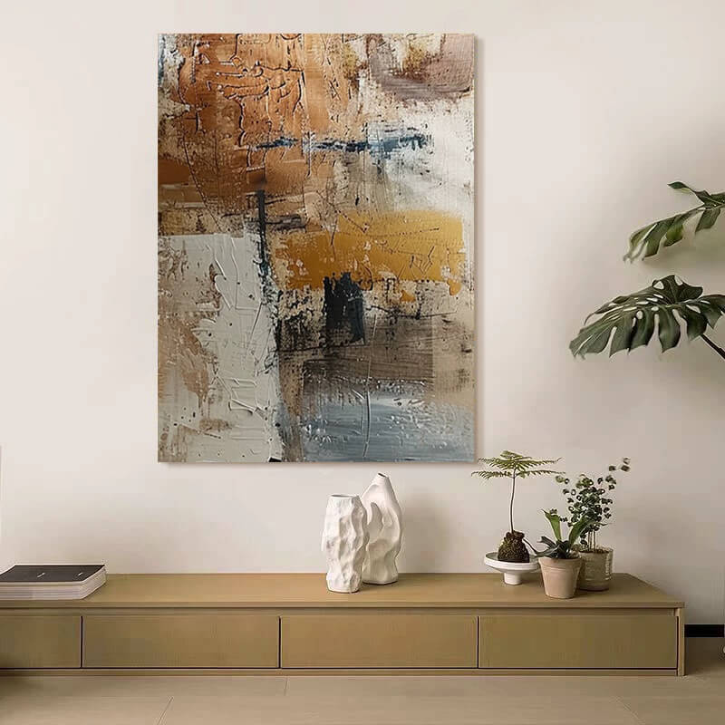 Abstract Canvas Oil Painting Wall Art Decor #ABS1581