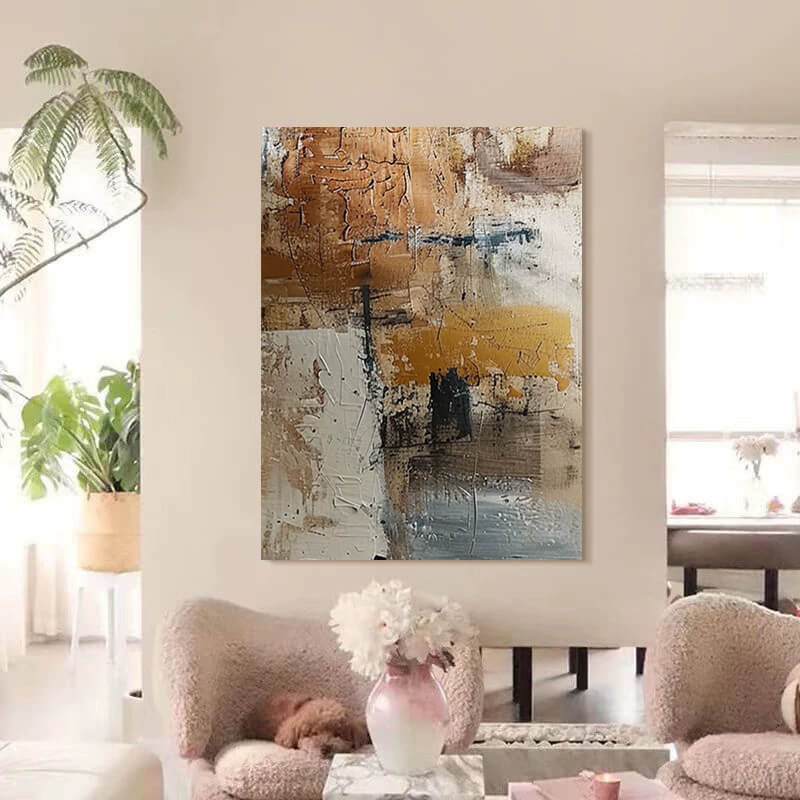 Abstract Canvas Oil Painting Wall Art Decor #ABS1581