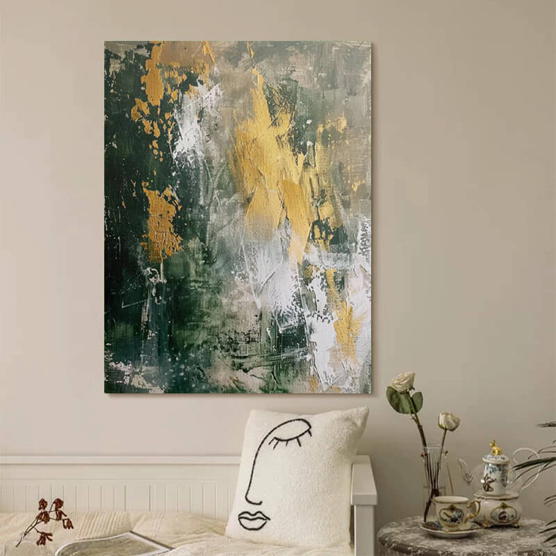 Abstract Canvas Oil Painting Wall Art Decor #ABS1586