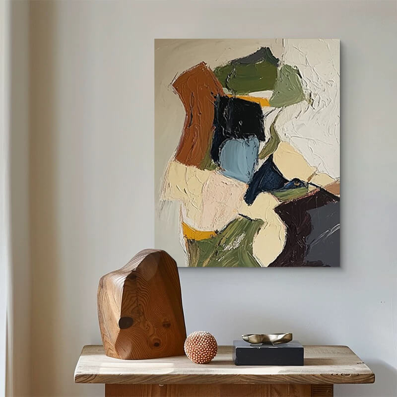 Abstract Canvas Oil Painting Wall Art Decor #ABS1590