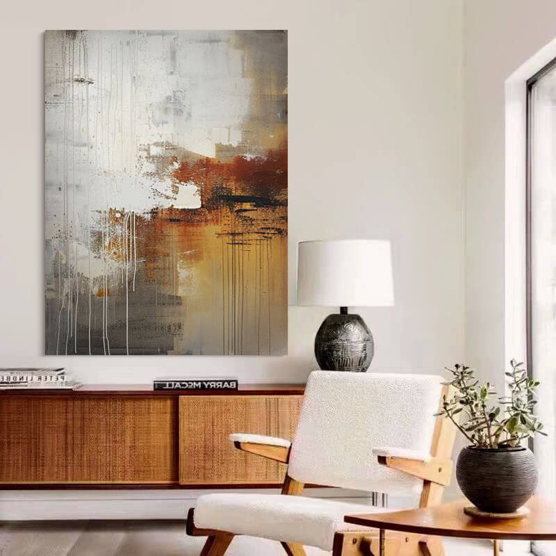 Abstract Canvas Oil Painting Wall Art Decor #ABS1591