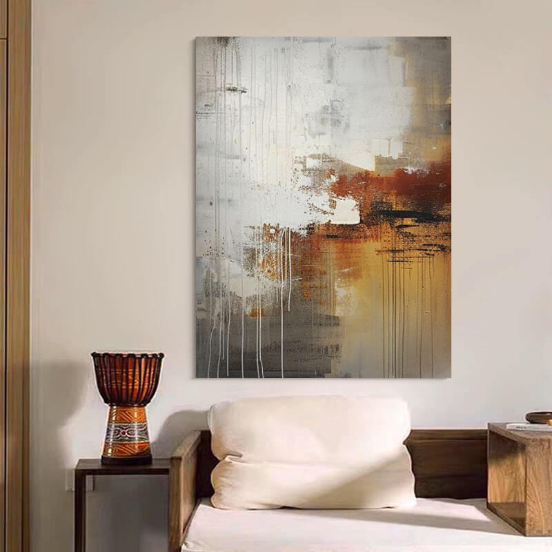 Abstract Canvas Oil Painting Wall Art Decor #ABS1591