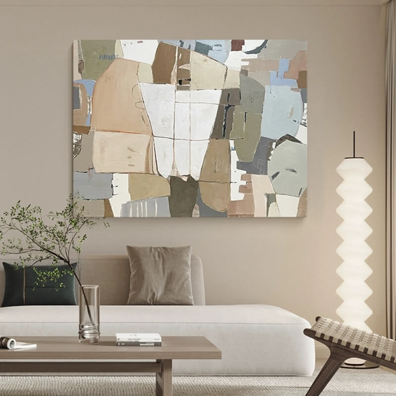 Abstract Canvas Oil Painting Wall Art Decor #ABS1597