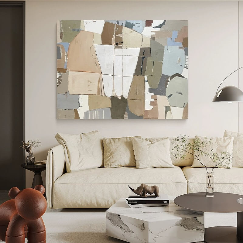 Abstract Canvas Oil Painting Wall Art Decor #ABS1597