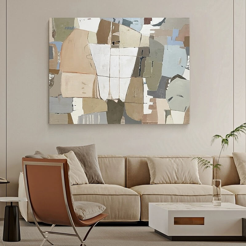 Abstract Canvas Oil Painting Wall Art Decor #ABS1597