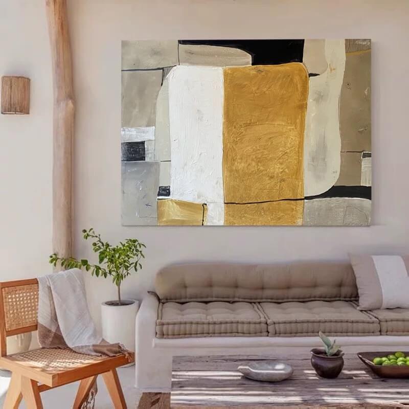 Abstract Canvas Oil Painting Wall Art Decor #ABS1598