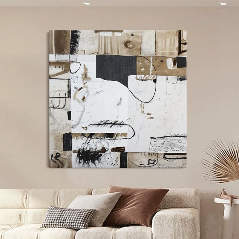 Abstract Canvas Oil Painting Wall Art Decor #ABS1605