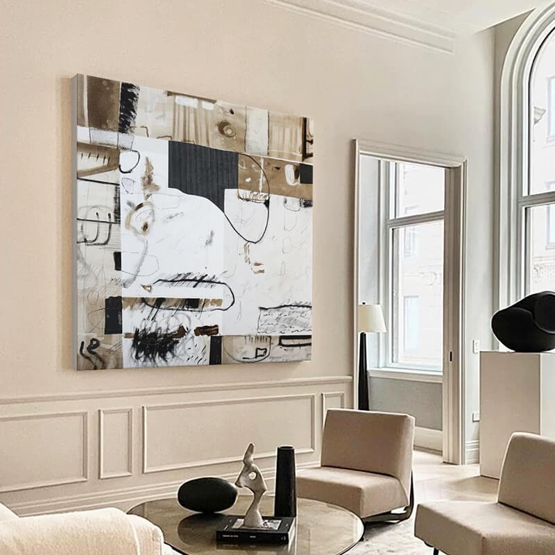 Abstract Canvas Oil Painting Wall Art Decor #ABS1605