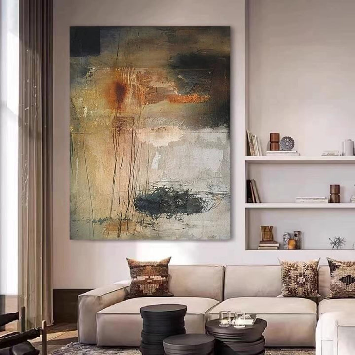 Abstract Canvas Oil Painting Wall Art Decor #ABS1615