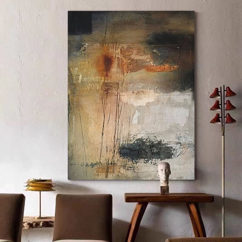 Abstract Canvas Oil Painting Wall Art Decor #ABS1615