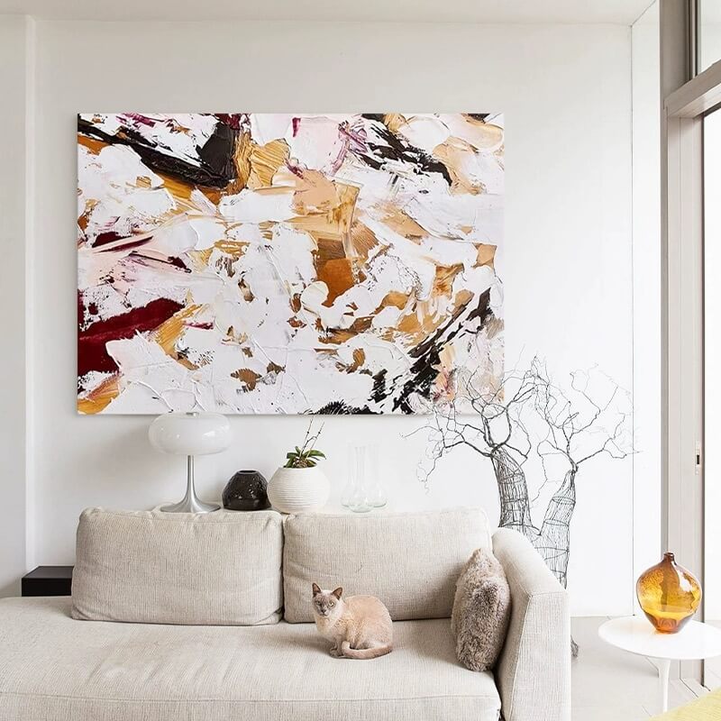 Abstract Canvas Oil Painting Wall Art Decor #ABS1619