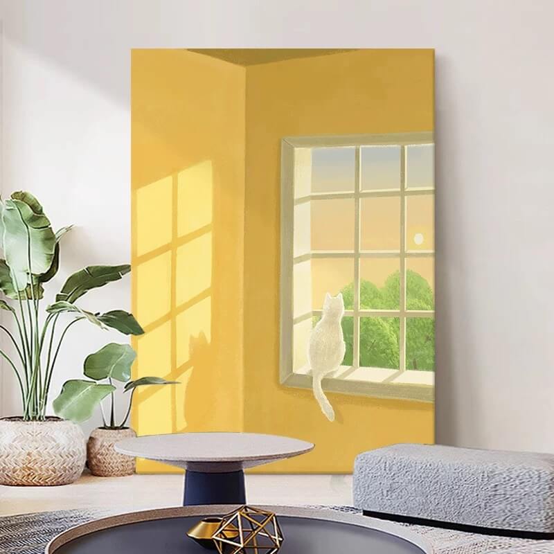 Abstract Canvas Oil Painting Wall Art Decor #ABS1624