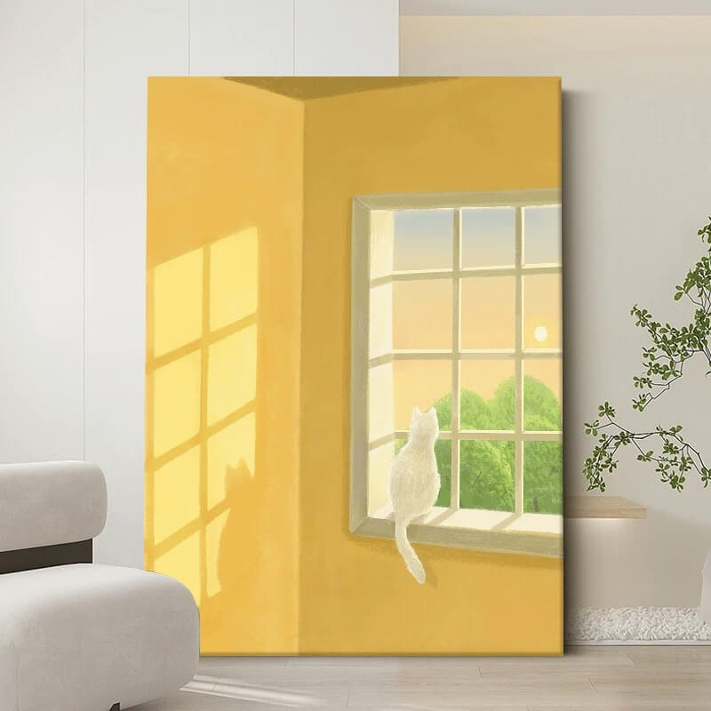 Abstract Canvas Oil Painting Wall Art Decor #ABS1624