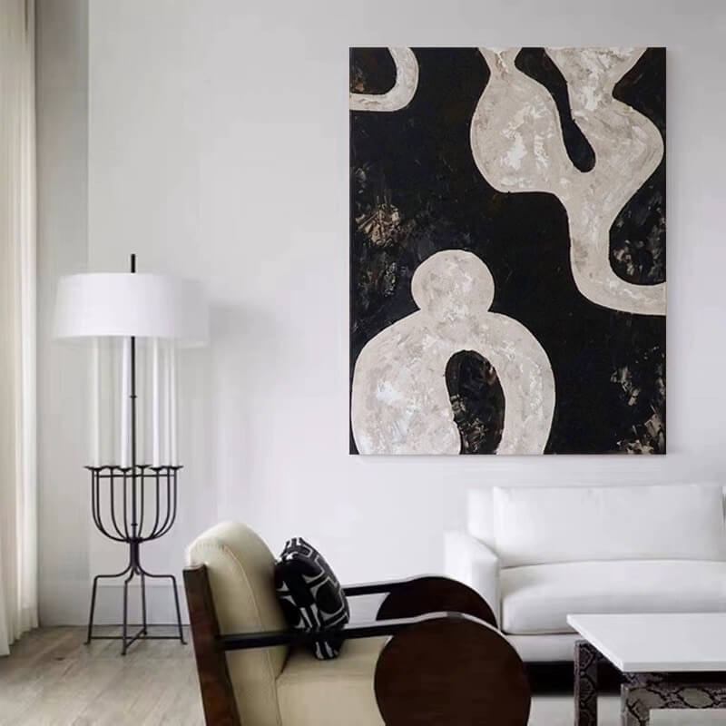 Abstract Canvas Oil Painting Wall Art Decor #ABS1638