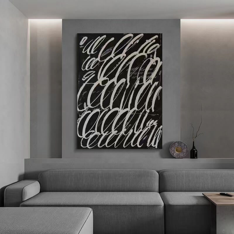 Abstract Canvas Oil Painting Wall Art Decor #ABS1639