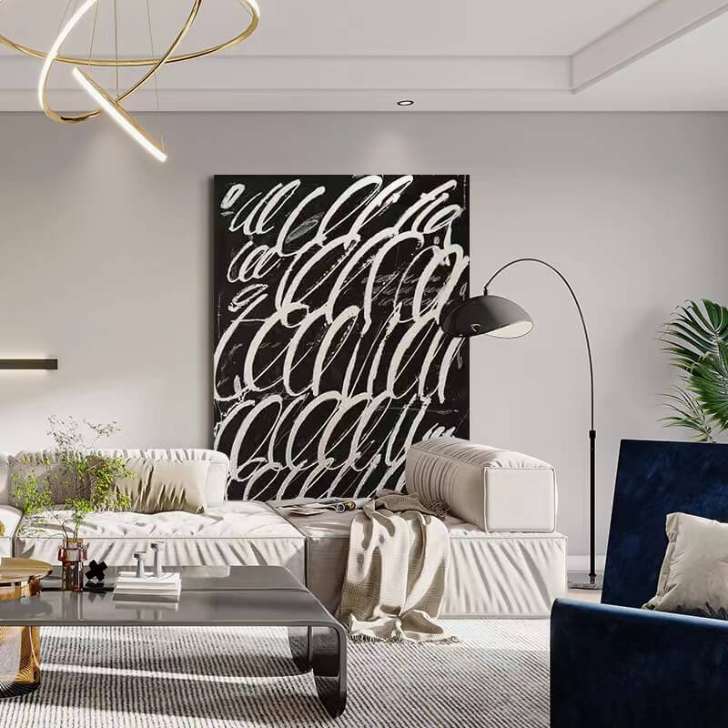 Abstract Canvas Oil Painting Wall Art Decor #ABS1639