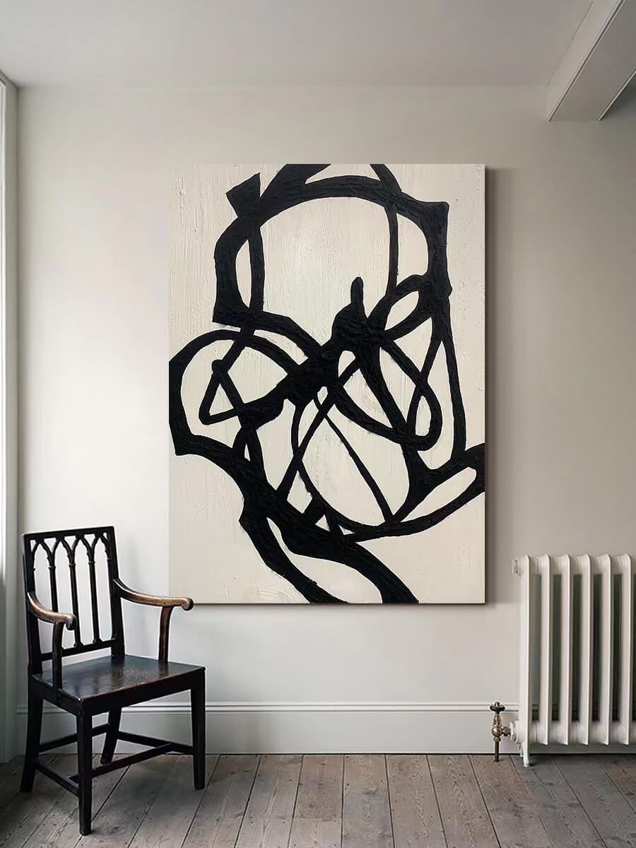 Abstract Canvas Oil Painting Wall Art Decor #ABS1640