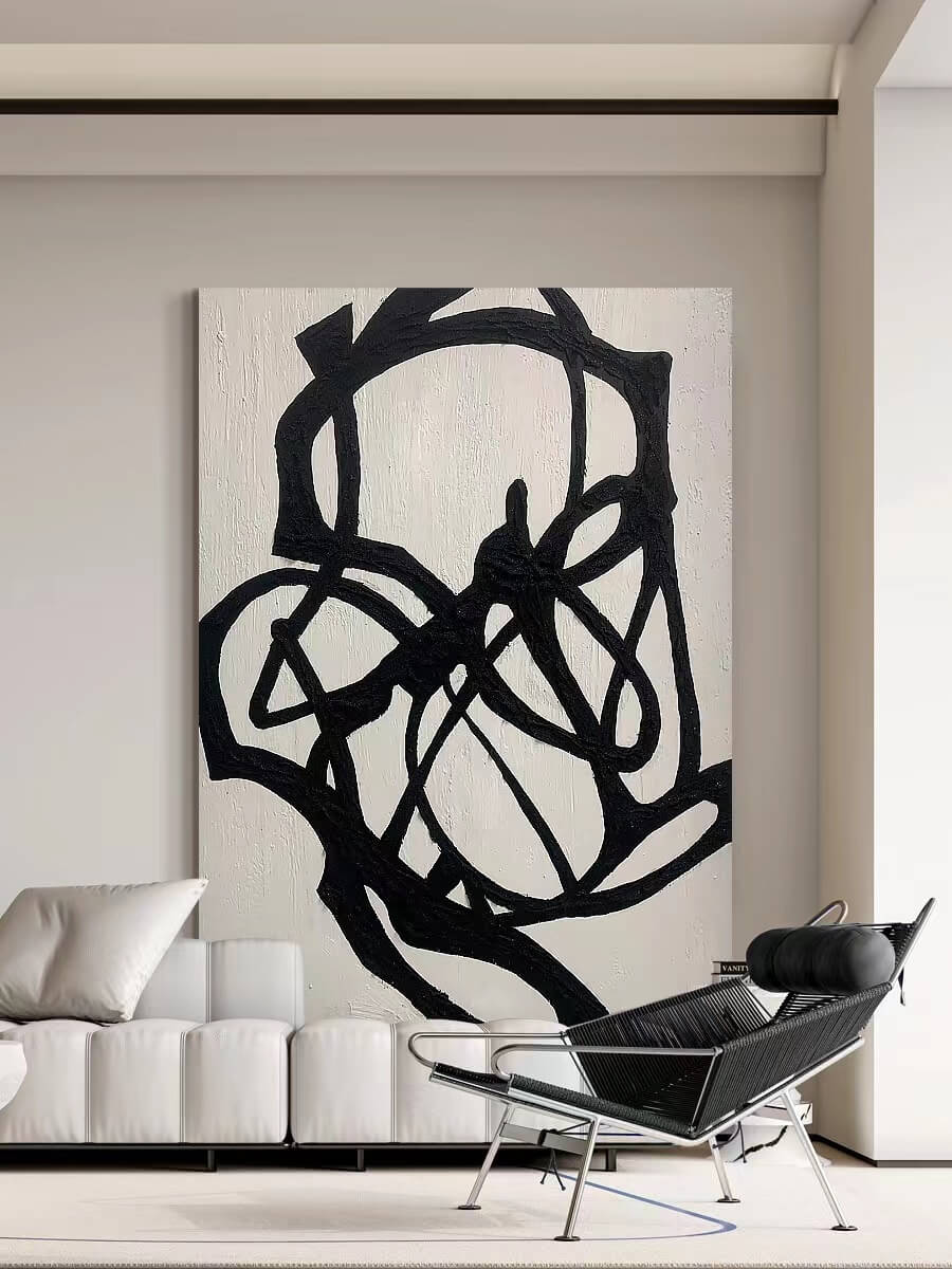 Abstract Canvas Oil Painting Wall Art Decor #ABS1640